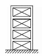 b2) Strutture con controventi concentrici a V b3) Strutture con controventi concentrici a K c) Strutture con controventi eccentrici d) Strutture a mensola o a pendolo inverso e) Strutture intelaiate