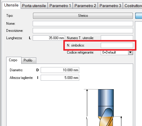 simbolico Parametro Numero simbolico