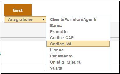 Non deve far altro che salvare il codice iva censito, ricercarlo e selezionarlo.