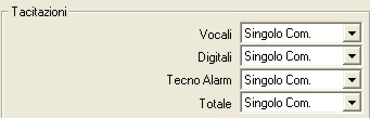 NOTE Il numero di CALL BACK permette di programmare da remoto la centrale.