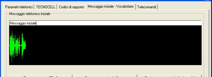 4.2.4 GESTIONE DEL MESSAGGIO INIZIALE/VOCABOLARIO Per accedere all'ambiente selezionare l'icona "Messaggio iniziale/vocabolario" mostrata a lato: Sullo schermo viene visualizzato: Il messaggio