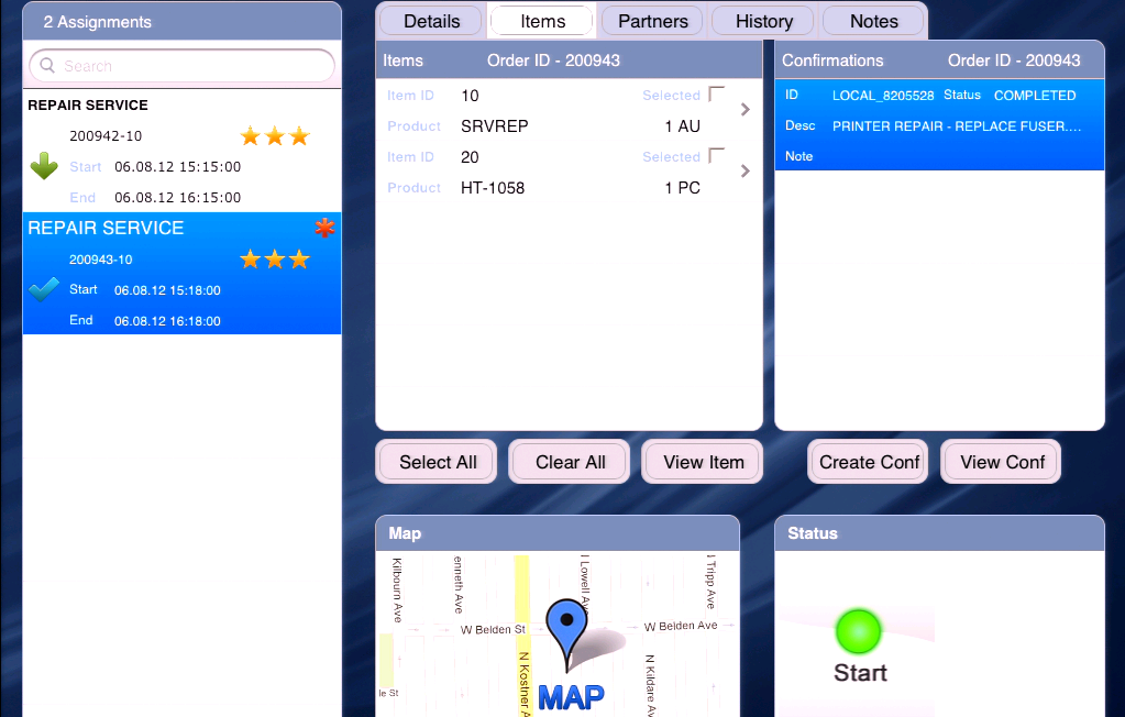 Sicuritalia: sviluppi in corso App Syclo CRM Service Manager Altro sviluppo in corso è l implementazione dell'applicazione «CRM Service Manager» del Software SAP Syclo e dei relativi scenari di