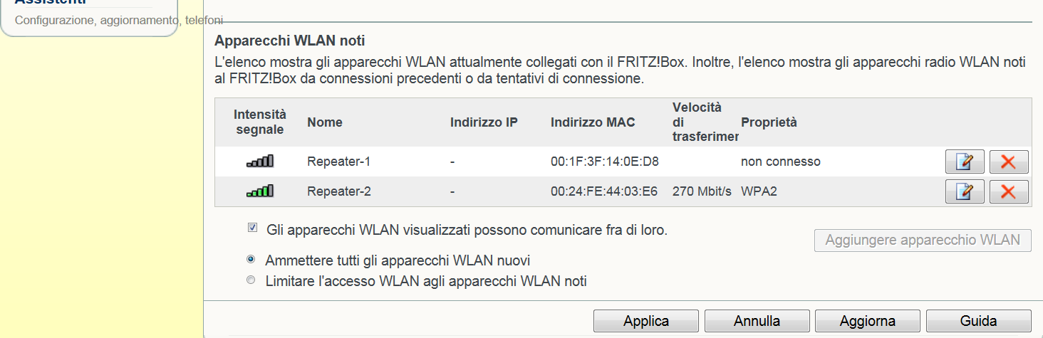 4 Installazine del FRITZ!Box Fon WLAN 7490 per il WLAN Per WLAN si intende una rete wireless, cioè senza cavi, attraverso la quale il FRITZ!