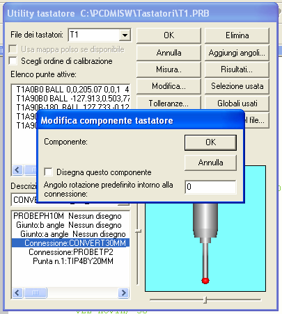 Doppio click sul componente che si vuole nascondere Togliere baffo su Disegna questo componente Nota: Si nascondono anche tutti componenti di livello superiore In alternativa nel programma di misura