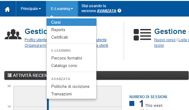 Puoi editare secondo le tue esigenze i permessi di visualizzazione o creazione delle Room della videoconferenza. In questo esempio lo studente può accedere ad una Room, ma non può crearla.