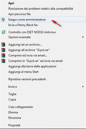 Manuale d'installazione: Configurare SLpct Per rendere effettive le nuove impostazioni bisogna uscire da SLpct e rientrare.