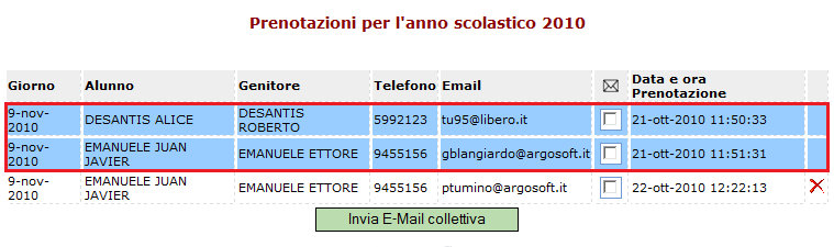 PARAMETRIZZAZIONI Si tratta di una serie di funzioni che permettono l'accesso ai propri dati (anagrafici, servizio, assenze); inoltre, tramite la funzione di parametrizzazione, il docente può optare