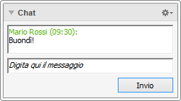 Meeting Per stabilire la trasmissione audio, effettuare le seguenti operazioni: 1. 2. Aprire il widget VoIP. Fare clic sull'icona per attivare il microfono. 3. 4.