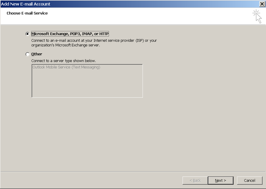 Utilizzo dei Servizi di Posta 155 Configurare Microsoft Office Outlook 2007 Per configurare Microsoft Office Outlook 2007: 1. Aprire Microsoft Office Outlook. 2. Accedere a Strumenti > Impostazioni di Account.