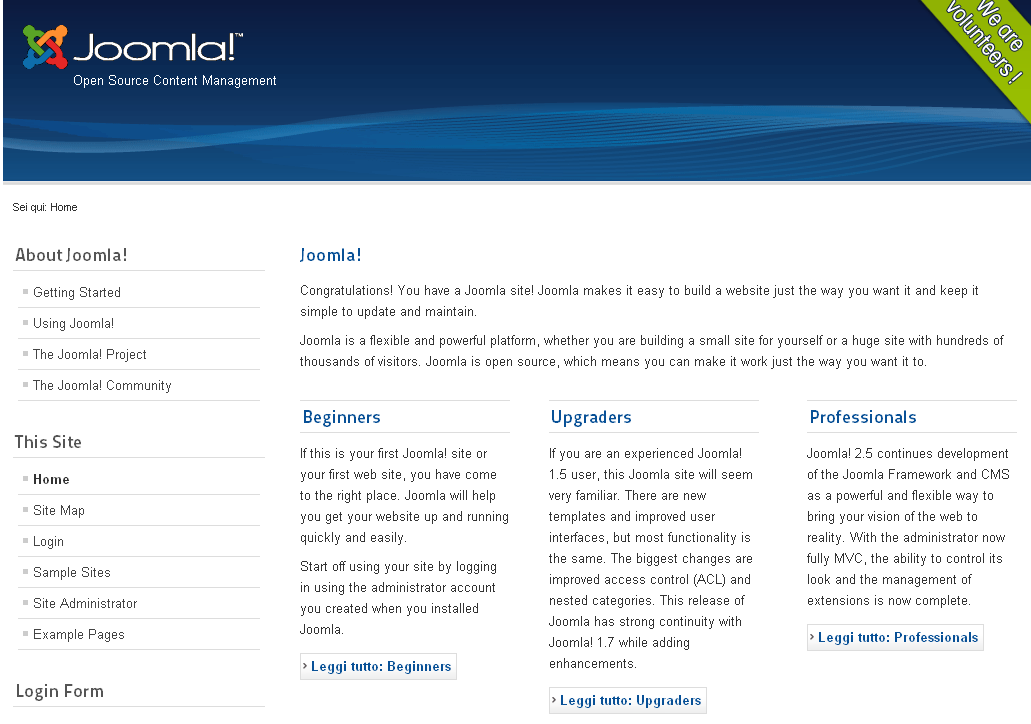 JOOMLA: Acquisto