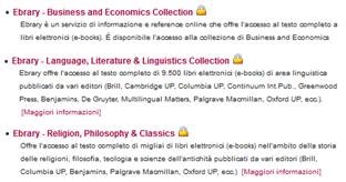 e-books 2. Collegandosi a Ebrary dal portale Banche Dati http://www.unive.it/nqcontent.cfm?