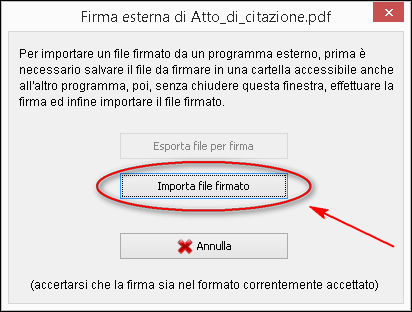 Evoluzioni Software s.n.c. Slpct Guida all'uso Pag.34 di 40 5) A questo punto si dovrà lasciare questa finestrina aperta e non toccarla fino al punto 8.