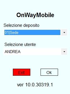 OnWay Mobile Prenotazione dei carichi, inventari, preparazione degli ordini, spunta della merce in