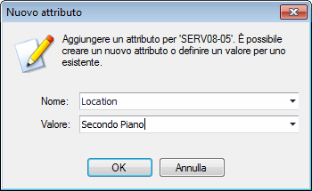 Schermata 16: Assegnazione attributi: Più computer 4. Fare clic su Aggiungi e configurare i rispettivi attributi.