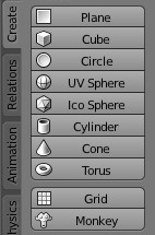 5 object 6 constrains 7 modifiers 8 data 9 material 10 texture 11 particles 12 physics cancelliamo l'oggetto cubo selezionandolo e premendo il tasto Canc o Del aggiungere