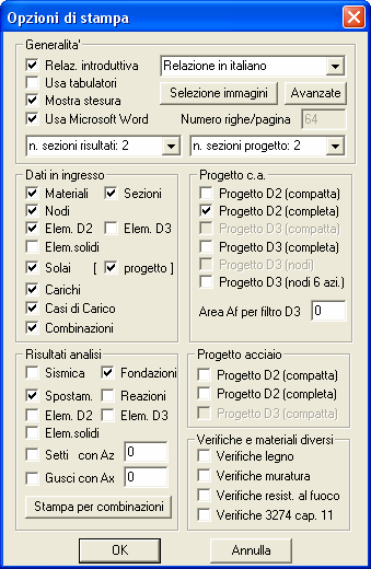 note sintetiche per la generazione della relazione di calcolo e dei disegni esecutivi di alcuni elementi strutturali.