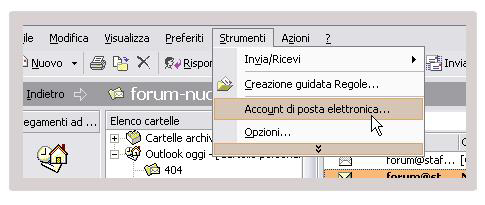 1. Creare, configurare un account vostracasella@pec.fofi.it con Microsoft Outlook 2000 Outlook 2000 Esempio di configurazione dell'account di posta elettronica sul dominio pec.fofi.it. I dati sono i seguenti: - il vostro nome utente è vostronome@pec.