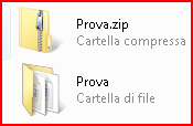 Creare una cartella compressa: comprimere i files Quando dobbiamo spedire dei files ingombranti a qualcuno, è buona norma comprimerli in un solo files di dimensioni contenute.