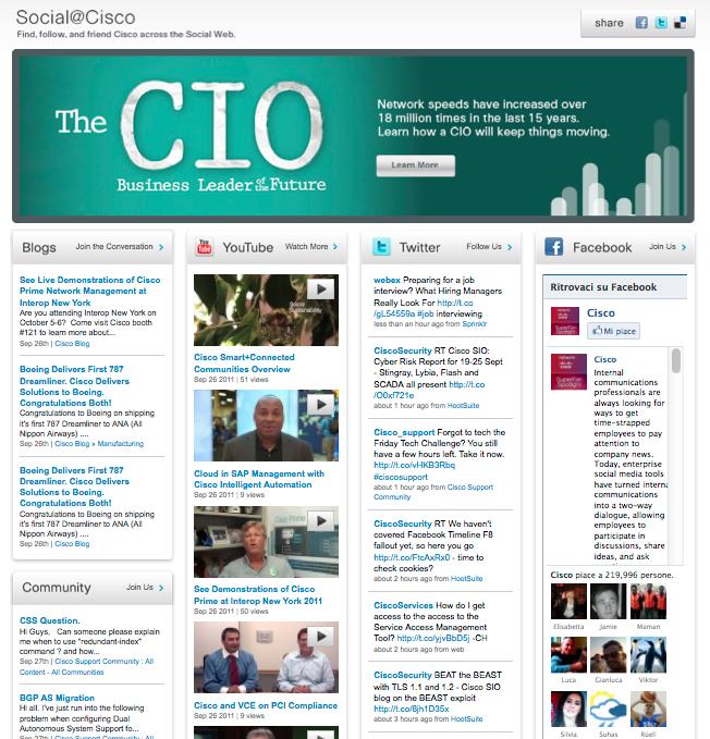 Social@Cisco Thought-leadership e