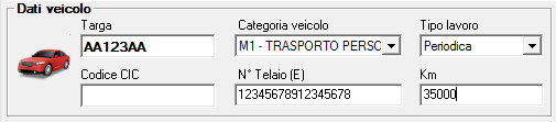 In fase di prenotazione è richiesto l inserimento del chilometraggio del veicolo Nella prima schermata «calendario» è necessario inserire i