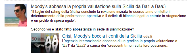 Oltre ai tradizionali aggiornamenti di news e articoli, si possono pubblicare post (messaggi) su ricerche e statistiche correlate ai settori di competenza, anche provenienti da fonti esterne, e