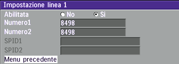 Installazione Sistema di videoconferenza TANDBERG Impostazioni ISDN-BRI IMPOSTAZIONI ISDN-BRI OBBLIGATORIE PER GARANTIRE CHE IL SISTEMA FUNZIONI CORRETTAMENTE CON LE RETI ISDN-BRI, UTILIZZARE LE