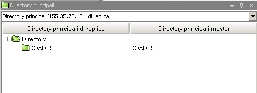 Selezione di directory master e del relativo contenuto per la replica Selezione di directory master e del relativo contenuto per la replica In questa sezione viene descritta la modalità di selezione