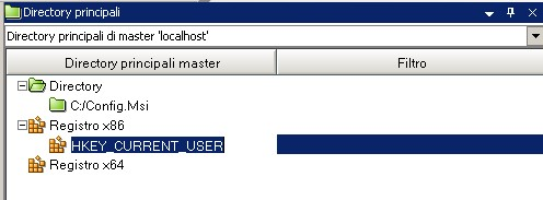 Sincronizzazione chiavi di registro 5. Al termine della selezione di tutte le chiavi di registro da sincronizzare, fare clic su OK.