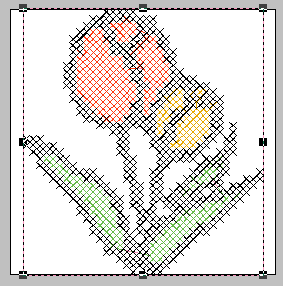 Conversione automatica di un'immagine in un disegno da ricamo (Layout & Editing/Immagine in esecuzione guidata punti) 2. Fare clic su Successivo.