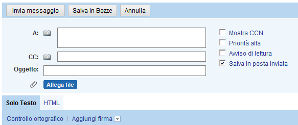 Istruzioni per inviare una mail per TECNOLOGIE INFORMATICHE La casella di posta elettronica è: primeselmibiologico@gmail.