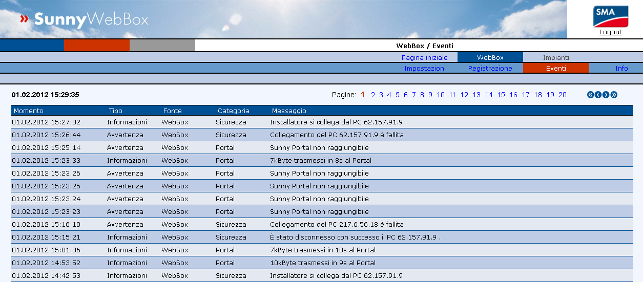 Sunny WebBox RS-485: download