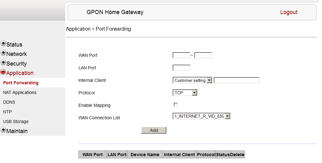 2.3.3 DMZ e ALG In questa sezione è possibile abilitare e configurare le regole per la DMZ e del protocollo ALG. 2.4 