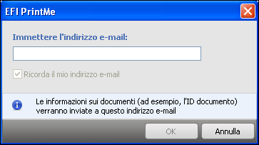 ADDENDUM AL MANUALE STAMPA 53 Installazione del driver di stampa PrintMe Dopo aver installato il driver di stampa PrintMe, è possibile stampare sul servizio cloud PrintMe come su una qualsiasi