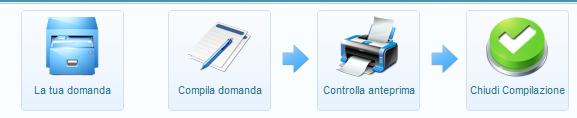 Utilizzo sistema gestionale A seguito dell'attivazione dell'account, accedendo al sistema gestionale, verrà visualizzata la seguente schermata: Per iniziare la compilazione del bando è necessario