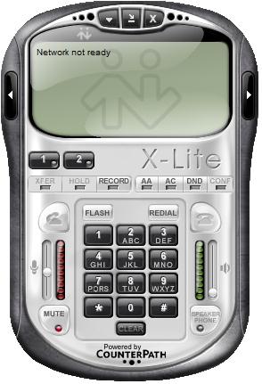 X-Lite 3 Introduzione X-Lite 3 (ma esiste anche la versione 4) è un softphone (telefono software) free, cioè lo strumento con il quale si può comunicare in modalità audio, video e dati attraverso la