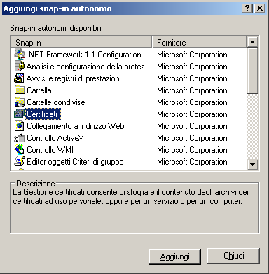 Creazione del tunnel vpn su client ms windows: A questo punto possiamo configurare il client VPN sull host.