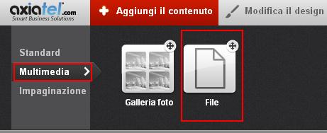 3) Come gestire il contenuto del mio sito? Come aggiungere un documento da scaricare?