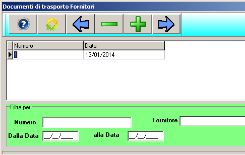 INCREMENTO DEGLI ARTICOLI CONTEMPORANEAMENTE ALLA REGISTRAZIONE DEL DDT DEL FORNITORE Si possono incrementare gli articoli anche durante la registrazione del Documento di trasporto del fornitore come