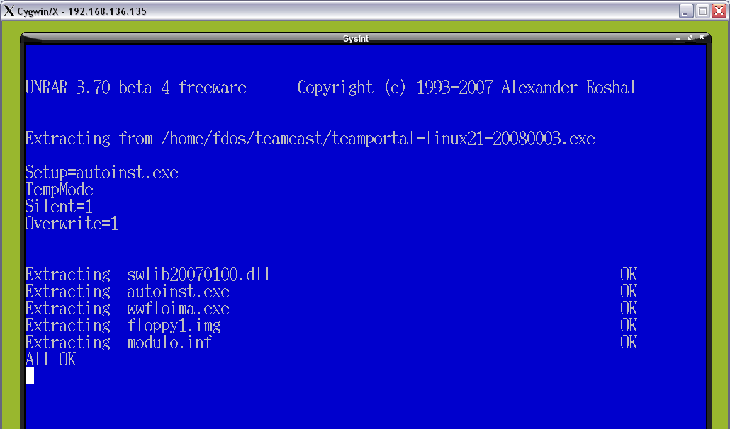 Installazione teamportal-linux21-20xx0x00.