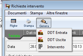 Codice: Quantità: Descrizione: Rilevazione del richiedente: Matricola: Trattamento articolo: Codice dell articolo a cui si riferisce la richiesta di intervento La descrizione dell articolo al quale