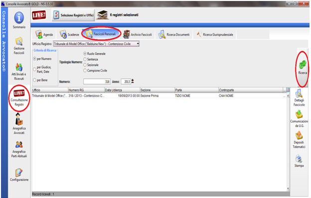 UFFICIO INNOVAZIONE DEPOSITO DEL FOGLIO DI PRECISAZIONE DELLE CONCLUSIONI TRAMITE CONSOLLE AVVOCATO SOFTWARE DEL PUNTO DI ACCESSO DELL ORDINE Dopo aver aperto il programma Consolle Avvocato