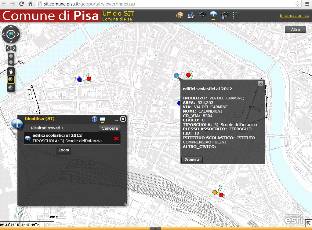 ESRI Geoportal Server È un prodotto gratuito e Open Source che permette la ricerca e l'uso di risorse geospaziali tra cui dataset, raster e servizi Web.