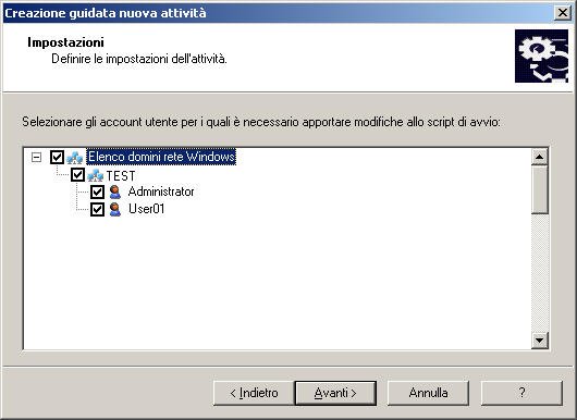 G U I D A A L D E P L O Y M E N T All'avvio di un'attività di distribuzione, Kaspersky Administration Kit verifica se lo script di accesso corrispondente è assegnato ad altri utenti oltre agli