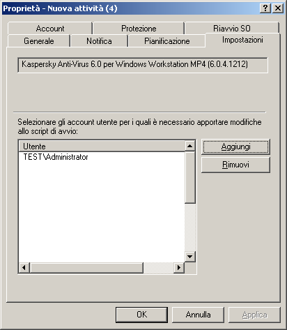 I N S T A L L A Z I O N E E R I M O Z I O N E R E M O T A D E L S O F T W A R E Quando si configura un'attività di installazione basata su script di accesso, è possibile utilizzare la scheda