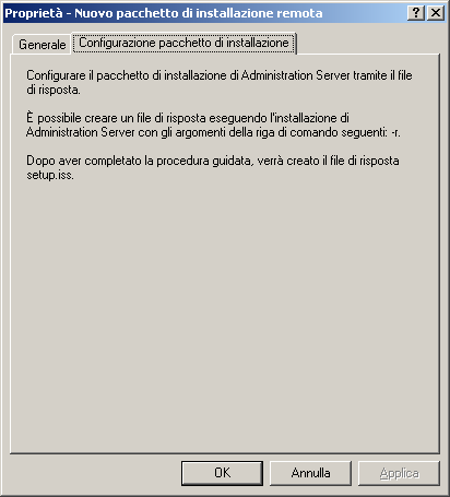 G U I D A A L D E P L O Y M E N T Se si reinstalla in modalità remota Network Agent in un computer client, le impostazioni per la connessione al server e il percorso del certificato di Administration