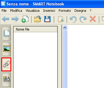 Gestione degli allegati in Notebook Presentiamo di seguito la modalità di gestione degli allegati che possono essere inseriti in un file di Notebook.