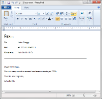 GFI FaxMaker smista i fax nella posta in arrivo dell'utente nei formati TIF (fax) o PDF di Adobe.