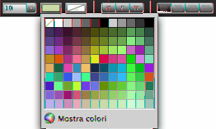 Per modificare il colore del testo: mm Fai clic sul riquadro colori Colore testo nella barra formato.