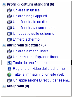 Guida Introduttiva Catturare lo schermo con La funzione principale di consiste nel catturare dati dal sistema in molteplici forme.