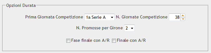 CREAZIONE NUOVA COMPETIZIONE Per poter creare una nuova competizione bisogna accedere al seguente menù Figura 15 - Menù Crea Nuova Competizione In fase di creazione della competizione si potrà